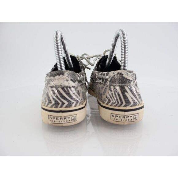 Sperry Top Sider Womens Size 7M Zebra Black & White Sequins Shoes Loafers - Picture 6 of 13